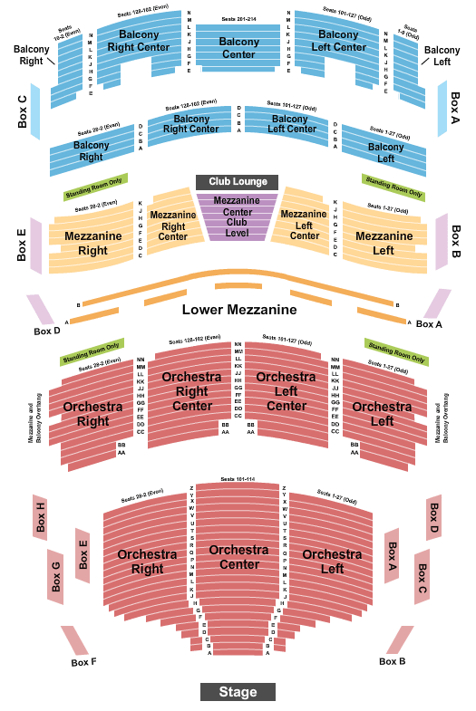 Broward Center For The Performing Arts Mamma Mia! Seating Chart